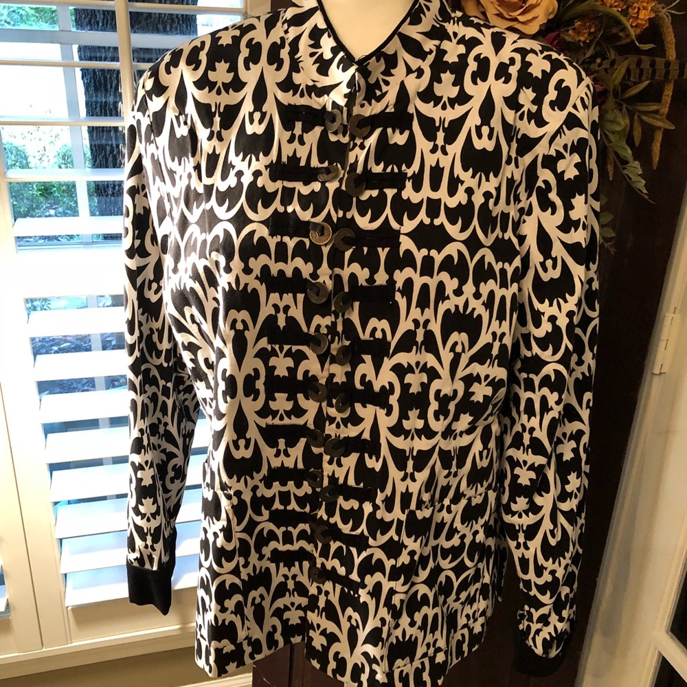 Black and White Joni B Blazer